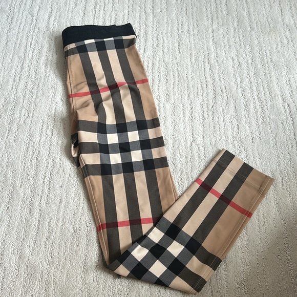 Burberry Girls Check Gina Leggings elastic waist great condition Youth Size 12 - Picture 16 of 16